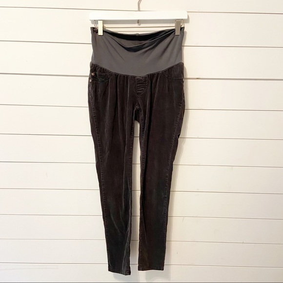 A Pea in the Pod | Gray Corduroy Skinny Pants Size XS - Picture 1 of 8